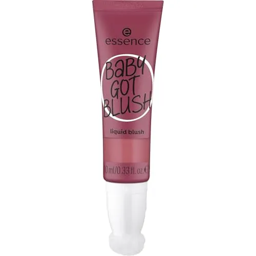 essence BABY GOT BLUSH liquid blush, Rouge, Nr. 20, Violett, Expressergebnis, schnelltrocknend, natürlich, vegan, ölfrei, ohne Parabene, ohne Mikroplastikpartikel, 1er Pack (10ml)