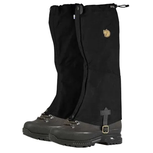 Fjällräven Singi Gaiters L/XL - Robuste Gamaschen für Outdoor-Abenteuer - Gamaschen aus strapazierfähigem G-1000 Material, ideal für Wandern und Trekking, schützen vor Schnee und Kälte mit sicherem Sitz und einfachem An- und Ausziehen.