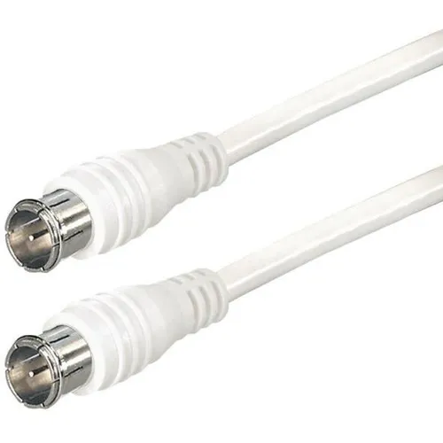 Hapena Antennen-Kabel 5m ws13451Quick-F-Stecker - Quick-F-Stecker 95dB - Kabel - Antenne/TV (95 dB, Antennenkabel) (13451)