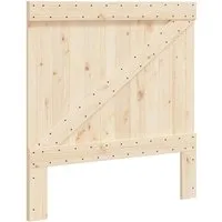 vidaXL Kopfteil 100x104 cm aus massivem Kiefernholz - Klassisches Bett-Headboard aus robustem Kiefernholz, das rustikalen Charme in dein Schlafzimmer bringt und eine bequeme Rückenstütze beim Lesen oder Filmegucken bietet.