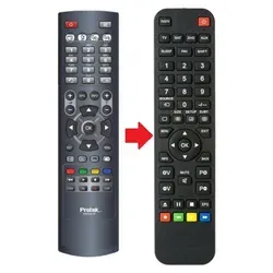 Ersatz Fernbedienung Protek 9700 SERIES
