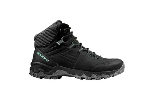 MAMMUT Damen Multifunktionsstiefel Nova IV Mid GTX Women - Wanderschuhe mit flexibler Vibram-Sohle für optimale Trittsicherheit und atmungsaktiver, wasserdichter GORE-TEX Membran für höchsten Komfort bei jedem Wetter.