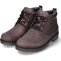 Clarks Schnürboots MENS Herren 31363630373238 Braun 41 1/2 EU - Wanderschuhe mit herausragendem Tragekomfort und rutschhemmender Profillaufsohle. Ideal für den Herbst, aus weichem Leder mit individuell verstellbarer Schnürung für optimale Passform.