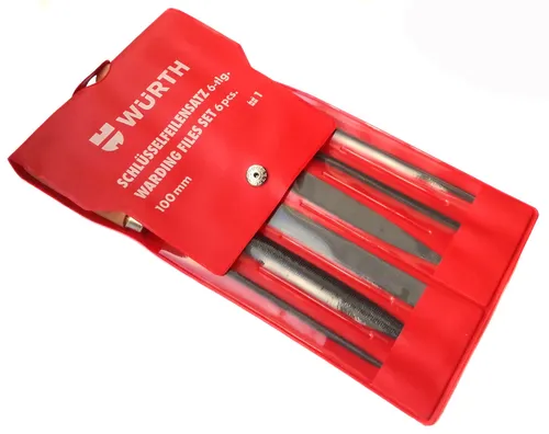 Wurth 07146174 Schlüssel Feile Set 6pcs Einwanderungsländern Holzgriff