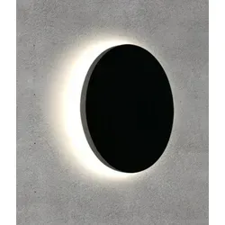 Bioledex LED Wandleuchte 18cm Rund 12W CCT 3000/4000/6500K Schwarz