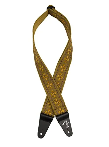 Fender Pasadena Woven Guitar Strap - LATTICE TAN