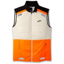 Brooks Herren Run Visible Insulated Vest 2.0 - Sichtbar und geschützt - Laufbekleidung mit 360° Sichtbarkeit und Wärmeisolierung für Sicherheit und Komfort bei Tag und Nacht. Perfekt für alle Läufer, die auch bei schlechten Lichtverhältnissen aktiv bleiben möchten.