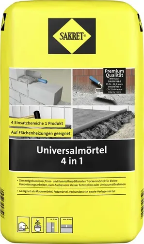 SAKRET Universalmörtel 4 in 1 10 kg  Mörtel