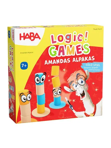 Logic! GAMES Amandas Alpakas - Spannendes Gesellschaftsspiel - Gesellschaftsspiel für Kinder ab 6 Jahren, fördert kreatives Denken und Teamarbeit in einer aufregenden Alpaka-Welt.