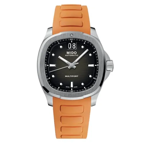 MIDO Multifort TV Big Date M0495261708100 Herren Automatikuhr - Armbanduhren für Herren, elegante Automatikuhr mit edlem Edelstahlgehäuse und kratzfestem Saphirglas für höchste Ansprüche.