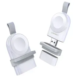 UGreen Apple Watch USB MFI White (50944) - Kabelloses Ladegerät - Smartwatch Zubehör: MFi-zertifiziertes kabelloses Ladegerät für Apple Watch, bietet schnelle Ladegeschwindigkeit und ist tragbar für unterwegs.