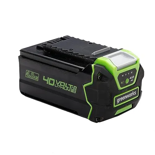 2x 8,0 aH Akku für Greenworks 40V G-MAX - Akkus & Aufladegeräte – Leistungsstarker Lithium-Ionen Akku mit 8,0 aH für längere Laufzeiten und schnelle Ladezeiten von nur 120 Minuten.