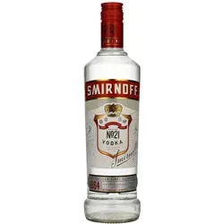 Smirnoff Red Label No.21 Vodka - Premium Wodka, dreifach destilliert und zehnfach gefiltert für einen milden, klaren Geschmack. Ideal für Drinks und als Geschenk für Genießer.