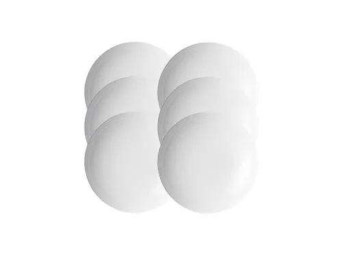 Thomas Porzellan Geschirr-Set Loft Weiss Suppenteller 24 cm Set6, Porzellan