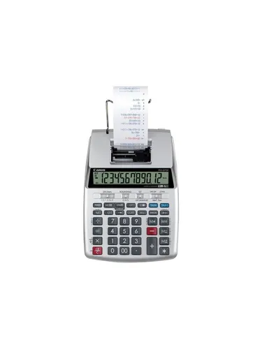 Canon P23 DTSC II Tischrechner - Taschen- & Tischrechner mit schneller Farbbanddruck-Technologie, 12-stelligem LC-Display und Währungsumrechner für effizientes Arbeiten im Büro.