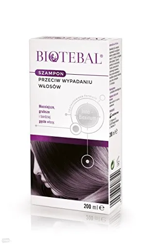 Biotebal Shampoo gegen Haarausfall, 200ml, für Kopfhaut und Haare, auch für gefärbtes Haar mit einer Neigung zum Ausfallen.