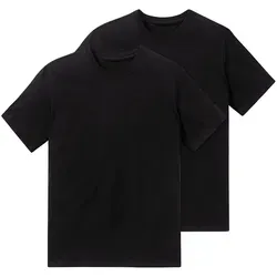 Schiesser American T-Shirt Rundhals Doppelpack XXL - Herren-Unterhemden aus 100% Baumwolle, bequem und atmungsaktiv im praktischen Doppelpack, ideal für den täglichen Gebrauch.