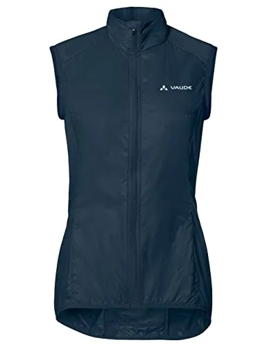VAUDE Damen Weste Wo Matera Air Vest - Funktionsjacke für ambitionierte Radfahrerinnen, extrem leicht mit 82 g, windabweisend, schnell trocknend und umweltfreundlich aus recycelten Materialien.