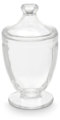 Vivalto Bombonera Medium mit Glasdeckel (47776467) - Vorratsbehälter aus hochwertigem Glas, ideal zur stilvollen Aufbewahrung von Süßigkeiten und Snacks.