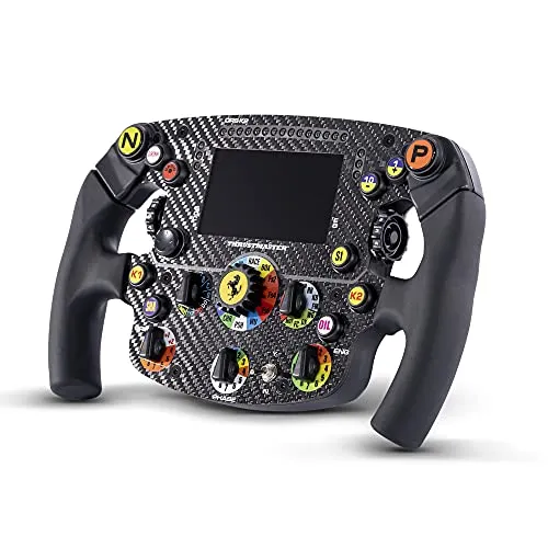Thrustmaster Ferrari SF1000 Formula Edition - Hochwertiges Lenkrad für PC und Konsolen, perfektes Fahrgefühl für Rennsport-Enthusiasten