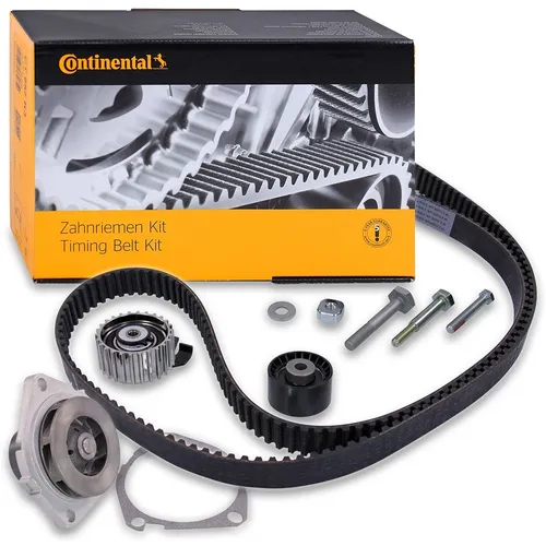 Continental Ctam Satz CONTITECH Zahnriemen +BP Wasserpumpe für Saab, Fiat, Jeep, Opel, Suzuki - Hochwertiger Zahnriemensatz mit Wasserpumpe von CONTITECH (34005505) für zuverlässige Motorleistung. Ideal für viele Modelle, inklusive Dichtungen und Befestigungselementen.
