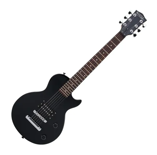 Rocktile L-50B Junior E-Gitarre für Kinder - 3/4 Größe E-Gitarre für Kinder (6-12 Jahre) mit Humbucker-Tonabnehmer, ideal für den Einstieg in die Musik.