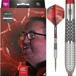 TARGET DARTS Dartpfeil Stephen Bunting Gen 5 - 95% Wolfram Steeltip 18gr - Dartpfeile für Profis: Entwickelt in Zusammenarbeit mit PDC Meister Stephen Bunting, bieten diese 95% Tungsten Darts optimale Kontrolle und Präzision dank innovativer Swiss Point Technologie.