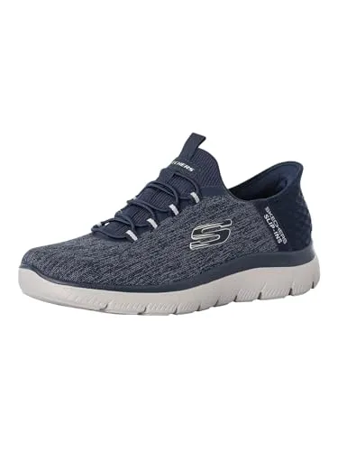 Skechers Slip-Ins: Summits - Key Pace 232469-NVY, Dunkelblau Sneaker für Herren - Sneaker für Herren mit innovativem Heel Pillow für optimalen Halt. Vegan und waschmaschinenfest, ideal für den urbanen Alltag.