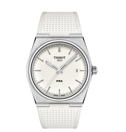 Tissot PRX 40mm T137.410.17.011.00 Herrenarmbanduhr - Herren-Analoguhr mit elegantem Tonneau-Gehäuse aus Edelstahl und kratzfestem Saphirglas, perfekt für stilbewusste Männer.