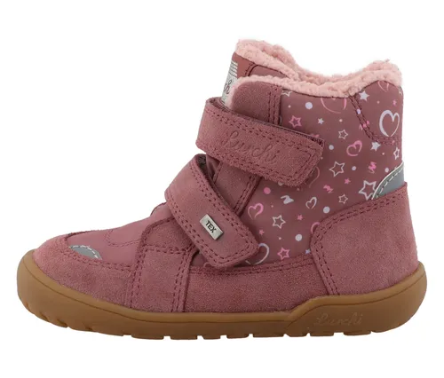 Lurchi Jilly Barefoot TEX Barfußschuh mit Warmfutter - Praktischer Klettschuh für Kinder, ideal für den Alltag. Die TEX-Ausstattung sorgt für warme Füße, während die profilierte Sohle sicheren Halt bietet. Perfekte Begleiter für Spiel und Sport.