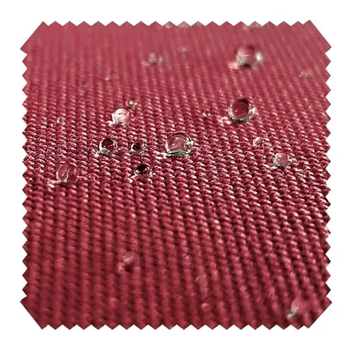 novely® ARAGON WASSERABWEISEND UV - Premium Outdoor-Stoff - UV-Beständiger Acryl-Stoff - Wasserabweisender Markisenstoff in Baumwoll-Optik - Meterware 1lfm | Farbe: 29 Bordeaux