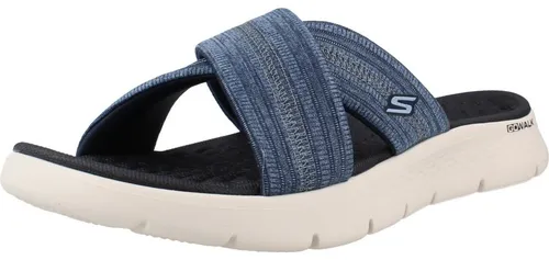 Skechers Go Walk Flex Sandal - IMPRESS Keilpantolette - Wanderschuhe mit maschinenwaschbarem Obermaterial aus Polyester und weichem Memory Foam® für optimalen Gehcomfort, ideal für aktive Tage.