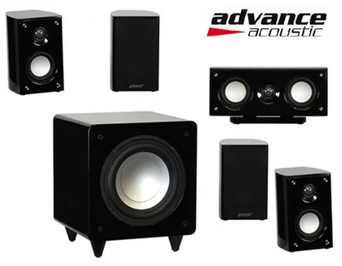 Advance Acoustic HTS 1000 Schwarz - 5.1 Kanal Lautsprecher-System | Neu