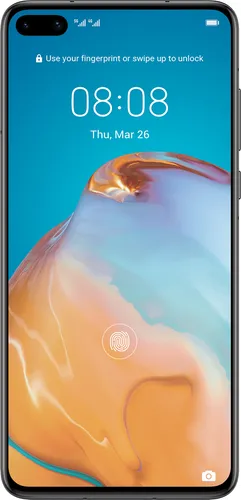 Huawei Smartphone P40 – 6,1 Zoll, 8GB RAM, 128GB, Schwarz - Handy ohne Vertrag mit Leica Triple-Kamera (50 MP) für herausragende Fotografie, 5G-fähig und powered by Kirin 990 Prozessor für schnelle Performance.