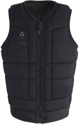 FOLLOW AFFILIATE Weste 2026 black/black - S - Moderne Pro-Weste für Boot und Cable mit Tapered Fit für optimalen Sitz. Hochwertiges Quad-S Neopren bietet Schutz und Flexibilität. Ideal für sportliche Aktivitäten auf dem Wasser.