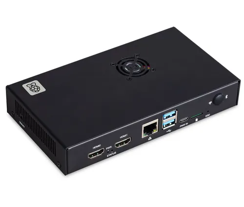 Raspberry Pi Compute Module 5 IO Case / Gehäuse, schwarz