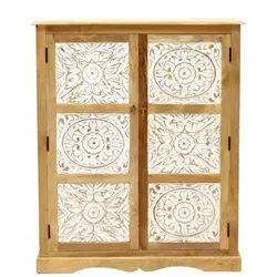 Kommode Sita 115x140x45 aus indischem Mango-Massivholz