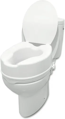 PEPE Mobility Toilettensitzerhöhung mit Deckel 15cm, Weiß - Toilettensitzerhöher für mehr Komfort, ideal für Senioren und Menschen mit Mobilitätseinschränkungen. Stabil und sicher mit einfachen Montageoptionen.