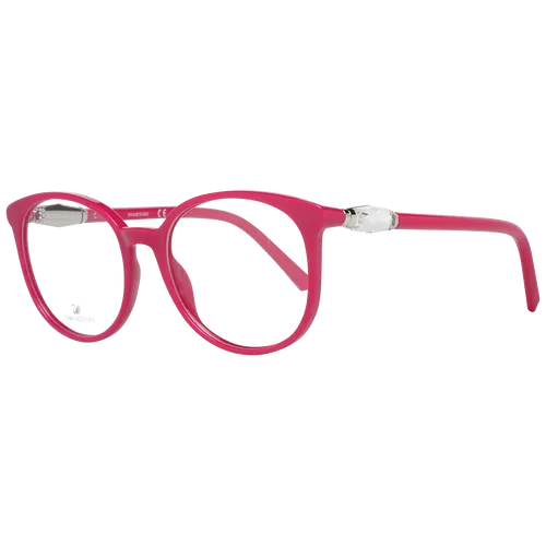 Swarovski Brillengestell SK5310 52075 - Elegantes lila Vollrand-Brillengestell aus Kunststoff, ideal für stilbewusste Träger. Mit einer Fassungsbreite von 135 mm und rundem Design sorgt es für optimalen Tragekomfort.