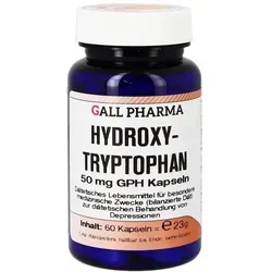 Hydroxytryptophan 50 mg GPH Kapseln - 60 St - Nahrungsergänzungsmittel zur Unterstützung des Wohlbefindens, rezeptfrei erhältlich und ideal für eine entspannte Stimmung.