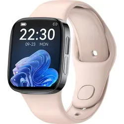 INF Smartwatch Rosa mit Blutdruck- und Herzfrequenzmessung - Moderne Smartwatch mit vielseitigen Funktionen: Bluetooth-Konnektivität, umfassende Gesundheitsüberwachung und praktische Zusatzfeatures für den Alltag.