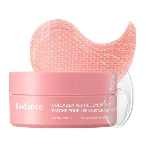 Biodance Collagen Peptide Eye Patches - 30 Stück - Hydrogel-Patches für die Augenpartie, die ein pralleres und glatteres Hautgefühl fördern. Ideal für einen frischen Look vor dem Make-up. Einfach anwenden und die Haut intensiv mit Feuchtigkeit versorgen.