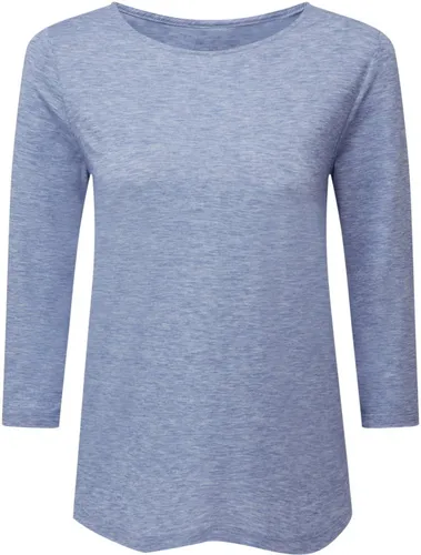 Sherpa Adventure Gear Asha 3/4 Sleeve Top Damen - Seaport Blue, Größe L - Leichtes und atmungsaktives 3/4-Ärmel-Shirt mit hervorragender Feuchtigkeitsregulation. Ideal für warme Sommertage, bietet der luftige A-Linienschnitt hohen Tragekomfort.