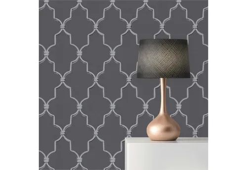 Tadessi Vliestapete M1-No.213 Barock Schwarz - Elegante Vliestapete im Barockstil, leicht anzubringen und zu entfernen. Mit opulenten Mustern und hochwertiger Verarbeitung schafft sie ein luxuriöses Ambiente.