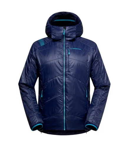 La Sportiva Alpine Guide Primaloft Hoody - Dunkelblau, Herren XL - Herren Winterjacke für technische Bergsportarten mit PrimaloftGold-Isolierung, leicht, warm und bewegungsfreundlich. Perfekte Balance zwischen Wärme und Leichtigkeit.