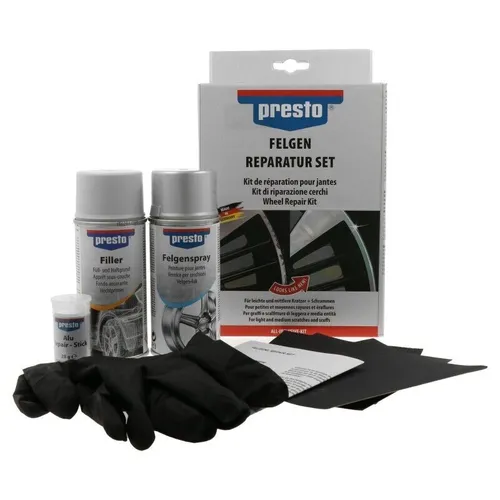 PRESTO 521171 Reparatursatz für Kunststoffreparatur - Abdeckbänder, ideal für schnelle und effektive Reparaturen von Kunststoffoberflächen, einfach anzuwenden und langlebig.