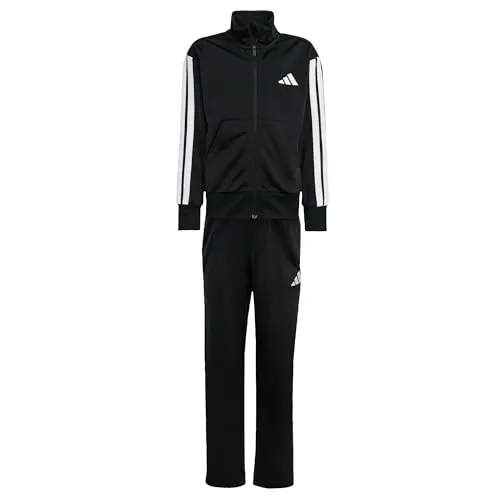 ADIDAS SPORTSWEAR Trainingsanzug "LK 3S TR TS 205" für Jungen, Gr. 122, schwarz-weiß - Vielseitiger adidas Trainingsanzug für Jungen, ideal für aktive Tage. Atmungsaktiv und weich, sorgt er für Komfort und Bewegungsfreiheit. Mit praktischen Taschen und Rippbündchen für einen sicheren Sitz.