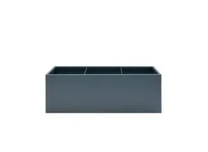 Ambia Garden Pflanzentopf Anthrazit, Metall, rechteckig - Pflanzenkästen & Spaliere, eleganter Pflanzentopf aus robustem Metall in Anthrazit, ideal für stilvolle Garten- und Balkon-Dekoration.