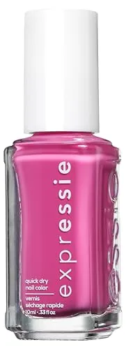 essie essie Schnelltrocknender Nagellack „expressie“, Vegane Formel ohne Inhaltsstoffe tierischen Ursprungs, Nr. 425 trick clique, Pink, 1 x 10 ml