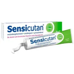 Sensicutan 30 G Creme - Hautpflegecreme mit Bisabolol und Heparin-Natrium, ideal zur Unterstützung der Hautpflege bei juckenden Hautzuständen. Für die tägliche Anwendung geeignet.